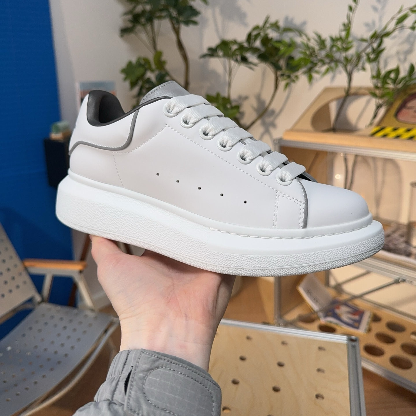 Alexander McQueen Oversized Sneaker ‘White Reflective’