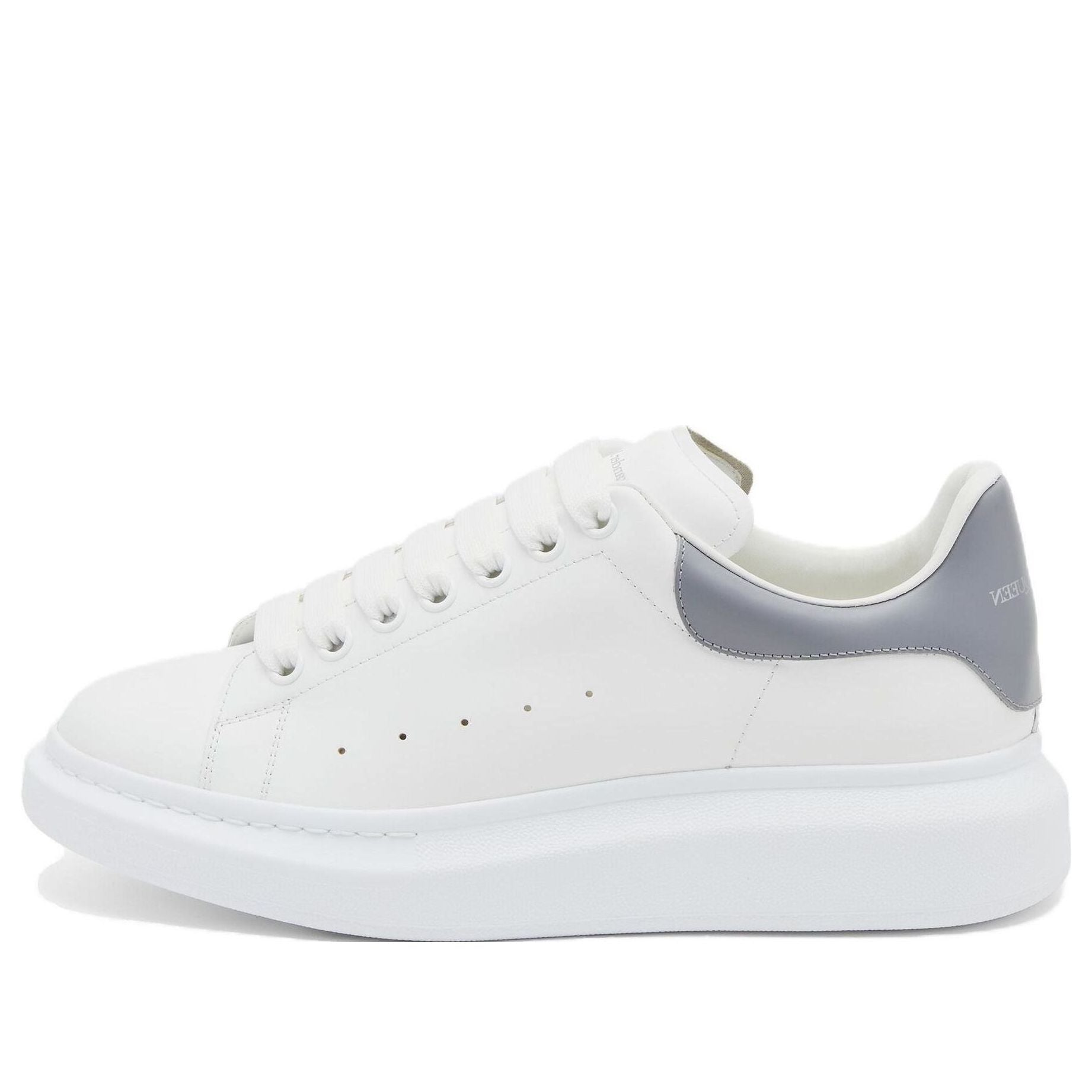Alexander McQueen Leather Sneakers ’Leather gray‘